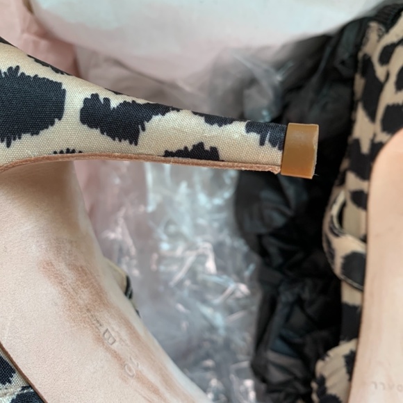 Loeffler Randall | Sylvana Pleated Knot Slingback Pump Leopard - Picture 7 of 10